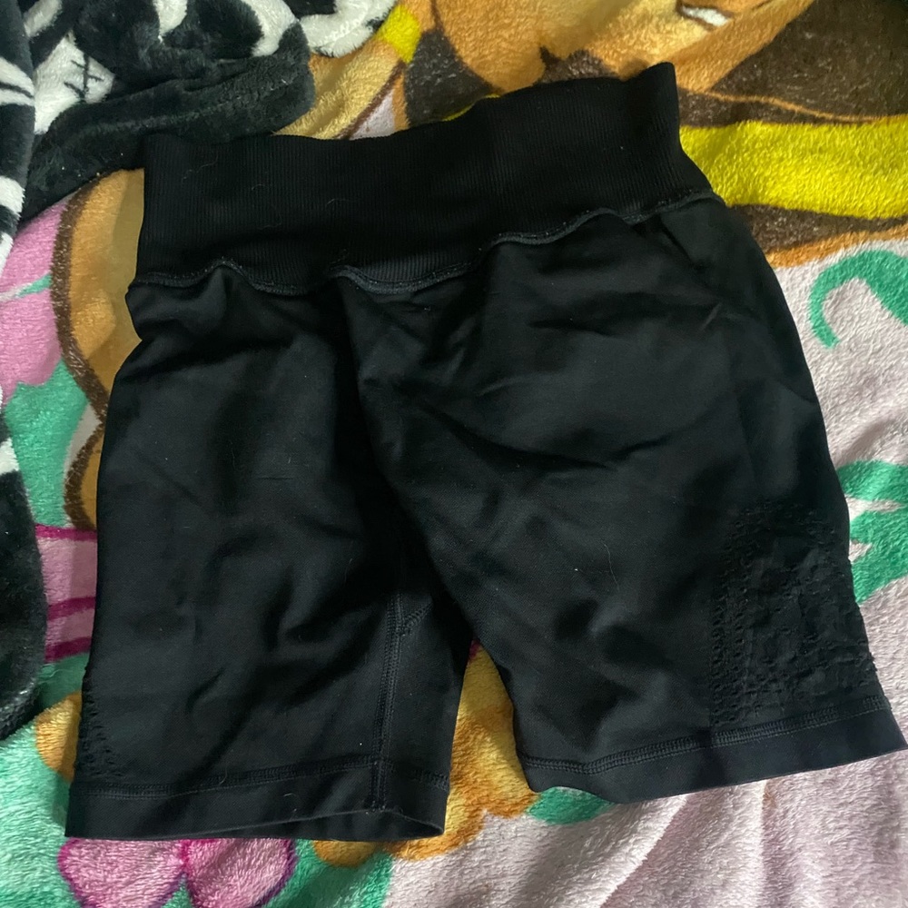 Black Vs pink biker shorts size S/M